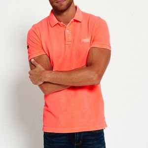 Superdry Vintage Destroyed Polo Shirt XL NWT